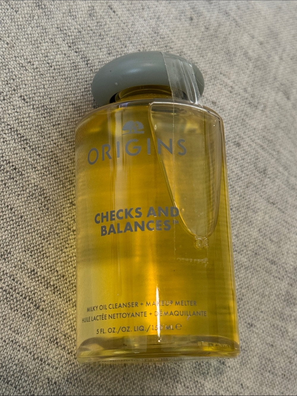 ORIGINS Checks and Balances Milky Oil Cleanser makeup melter full Sz sealed